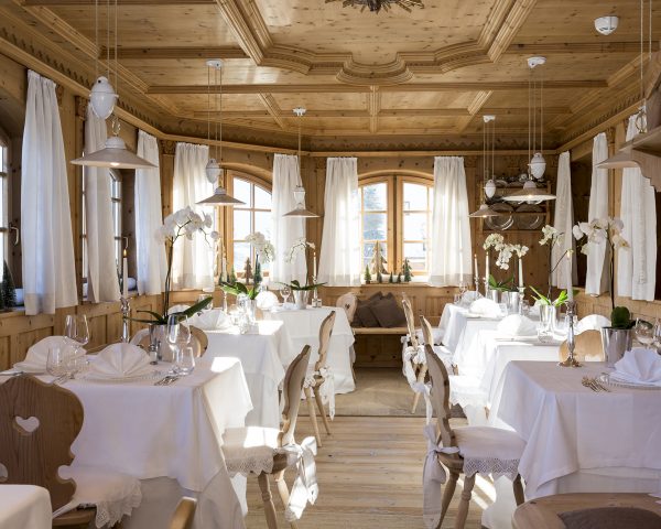 Hotel Mayr Speisesaal und Stube
